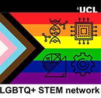 LGBTQ+ STEM @UCL Network logo